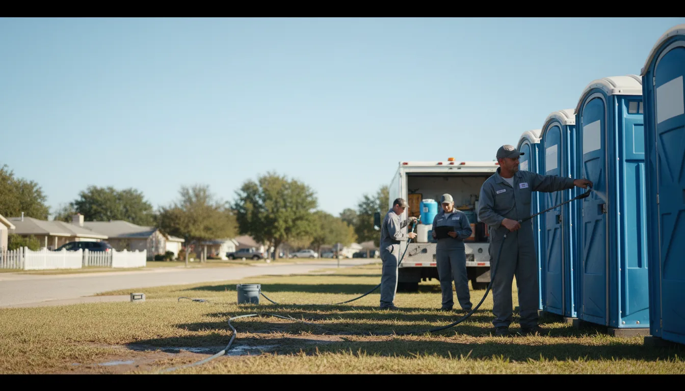 Long-Term Portable Toilet Rental in Jenks, OK near me